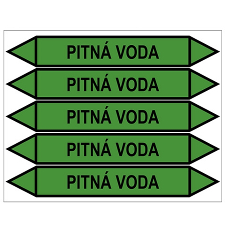 Značení potrubí, pitná voda